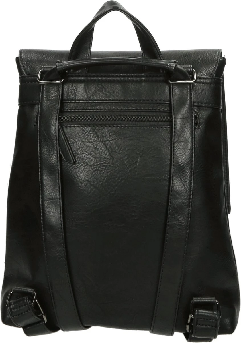 Enrico Benetti Caen Rugzak/ Schoudertas - Zwart 3 Enrico Benetti Caen Rugzak/ Schoudertas - Zwart - Afbeelding 3
