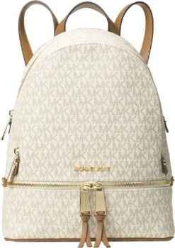Michael Kors Rhea M Dames Rugzak - Vanilla