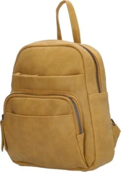 Enrico Benetti Zoë Dames Rugzak Klein - Kunstleer - Oker Geel -Schoolbenodigdheden 849x1200 12