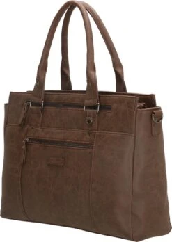 Enrico Benetti Nikki 66518 Laptoptas Met 14" Laptopvak En Tabletvak - Bruin -Schoolbenodigdheden 852x1200 15