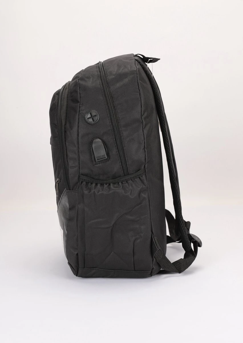 Dailyibed - 3 Delige Rugzak Set - 1980 - Schooltas - Laptoptas - Schoudertas - Usb Poort - Zwart 4 Dailyibed - 3 Delige Rugzak Set - 1980 - Schooltas - Laptoptas - Schoudertas - Usb Poort - Zwart - Afbeelding 4