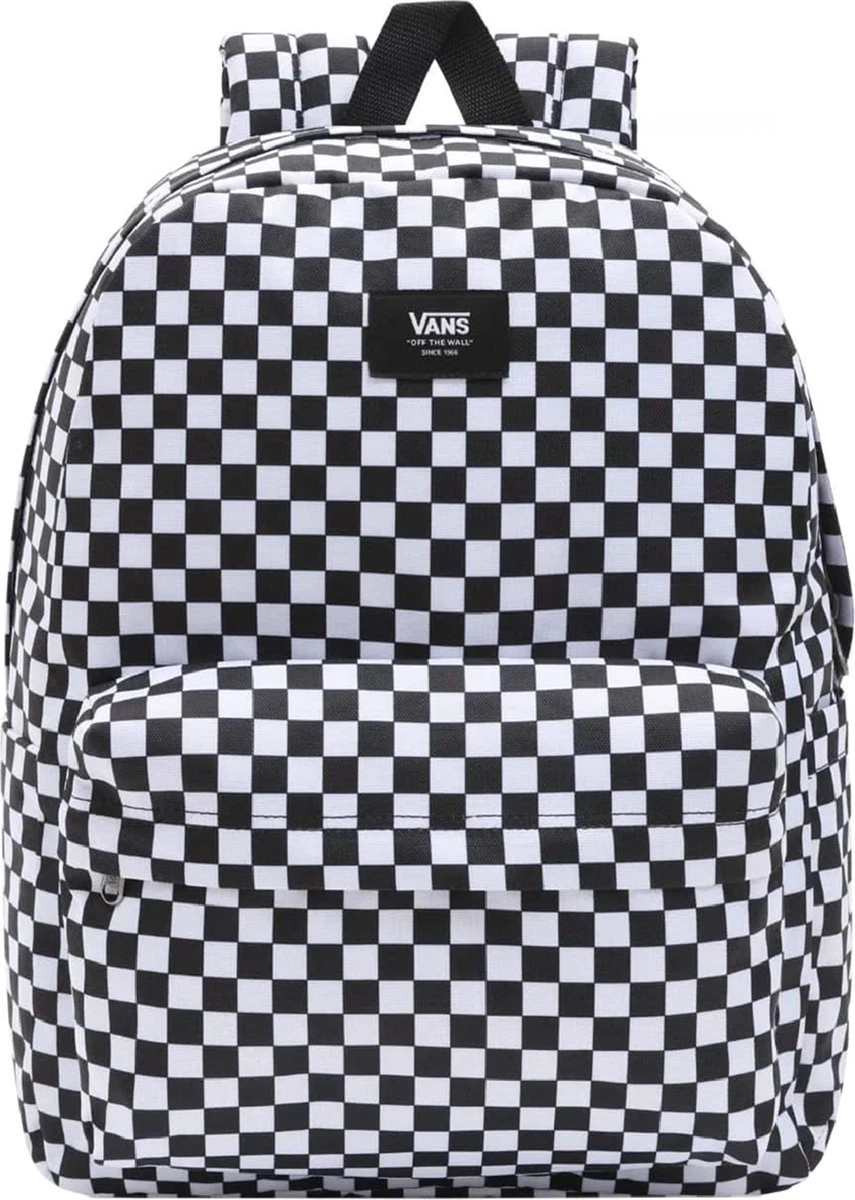 Vans MN Old Skool Check B Rugzak - Black/White 1 Vans MN Old Skool Check B Rugzak - Black/White