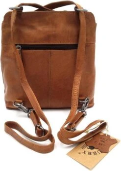 Hillburry Rugzak - Leder/Leer - Anti Diefstal - Schoudertas En Rugzak - Bruin / Camel/ Cognac -Schoolbenodigdheden 855x1200 21