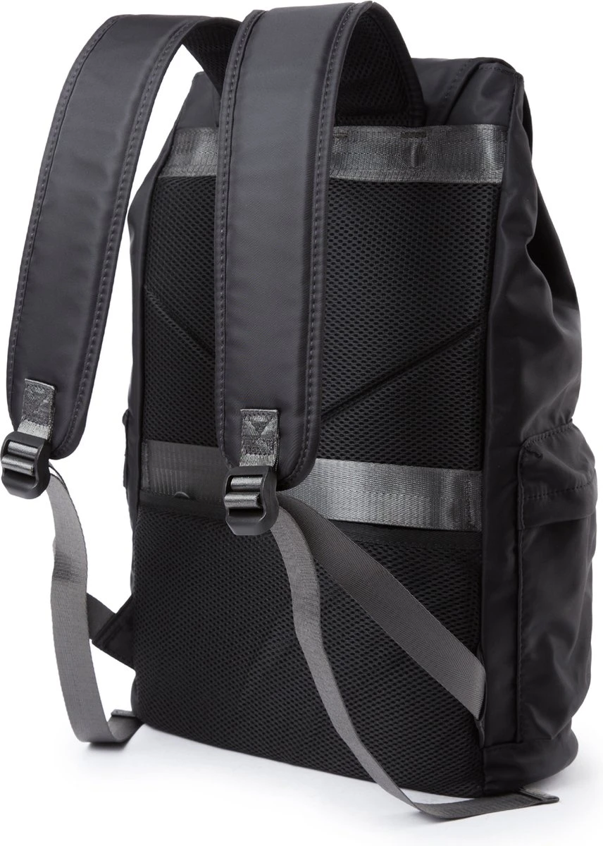 HEANVÈR Vintage Oxfort Rugzak - Waterdichte Rugtas 23L - 15,6 Inch Laptop Tas - Zwart 3 HEANVÈR Vintage Oxfort Rugzak - Waterdichte Rugtas 23L - 15,6 Inch Laptop Tas - Zwart - Afbeelding 3