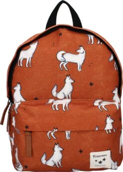 Kidzroom Wondering Wild Rugzak Jongen - Rugtas Kind - 2 T/m 6 Jaar - Cognac - Vos