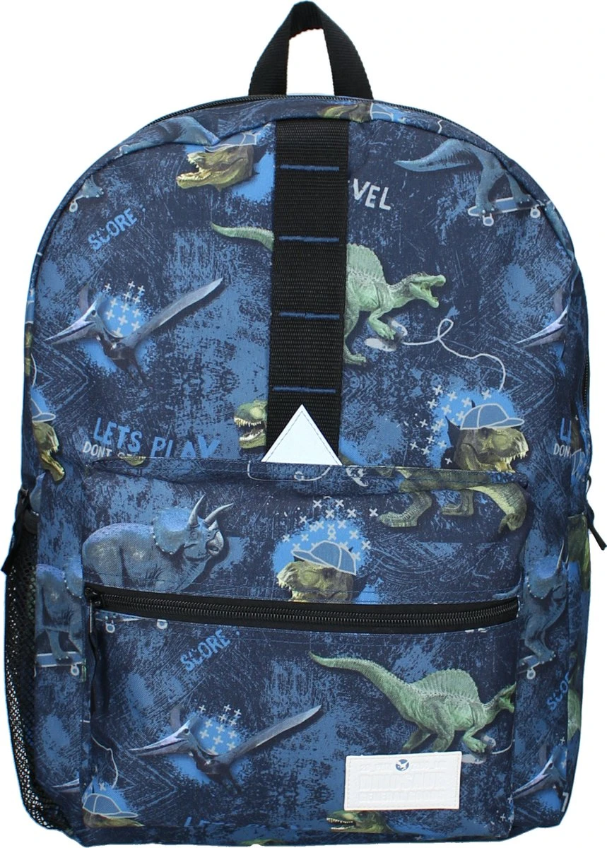 Skooter Dinogames - Rugzak - Schooltas Jongen - Blauw - Dino 5 Skooter Dinogames - Rugzak - Schooltas Jongen - Blauw - Dino - Afbeelding 5
