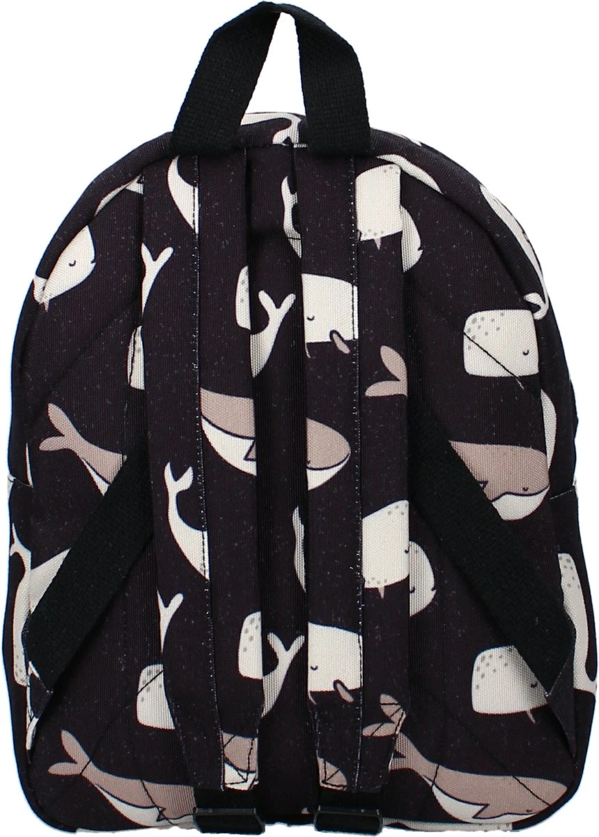 Kidzroom Full Of Wonders Rugzak - 2 T/m 6 Jaar - Zwart - Walvis 3 Kidzroom Full Of Wonders Rugzak - 2 T/m 6 Jaar - Zwart - Walvis - Afbeelding 3