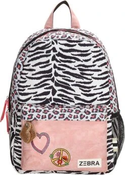 Zebra Trends Rugzak Panther Wit/Roze