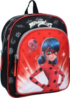 Miraculous Ladybug Love And Courage Rugzak - Zwart