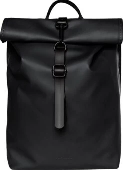 Rains Rolltop Rugzak Mini 9 Liter - Zwart