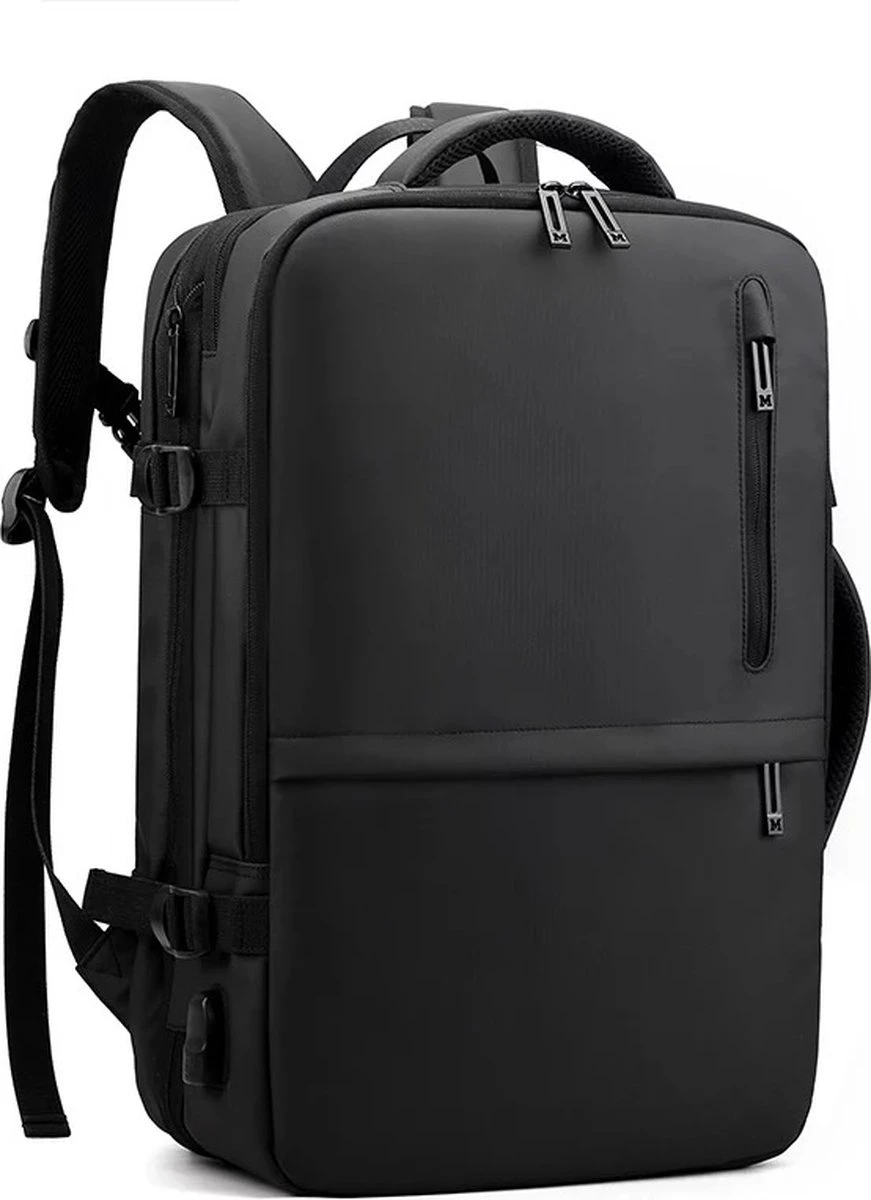 Merkloos Zakelijke Multifunctionele Rugzak/Schouder - Uitbreidbaar- Extra Ruimte -17 Inch Laptop Vak - USB Poort - Voor Werk,School,Reizen - Waterdichte Tas Voor Heren/Dames - Backpack - Zwart 7 Merkloos Zakelijke Multifunctionele Rugzak/Schouder - Uitbreidbaar- Extra Ruimte -17 Inch Laptop Vak - USB Poort - Voor Werk,School,Reizen - Waterdichte Tas Voor Heren/Dames - Backpack - Zwart - Afbeelding 7