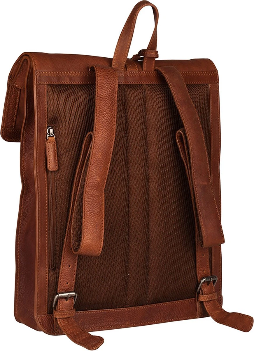 Burkely Antique Avery Unisex Rugzak - Cognac 5 Burkely Antique Avery Unisex Rugzak - Cognac - Afbeelding 5