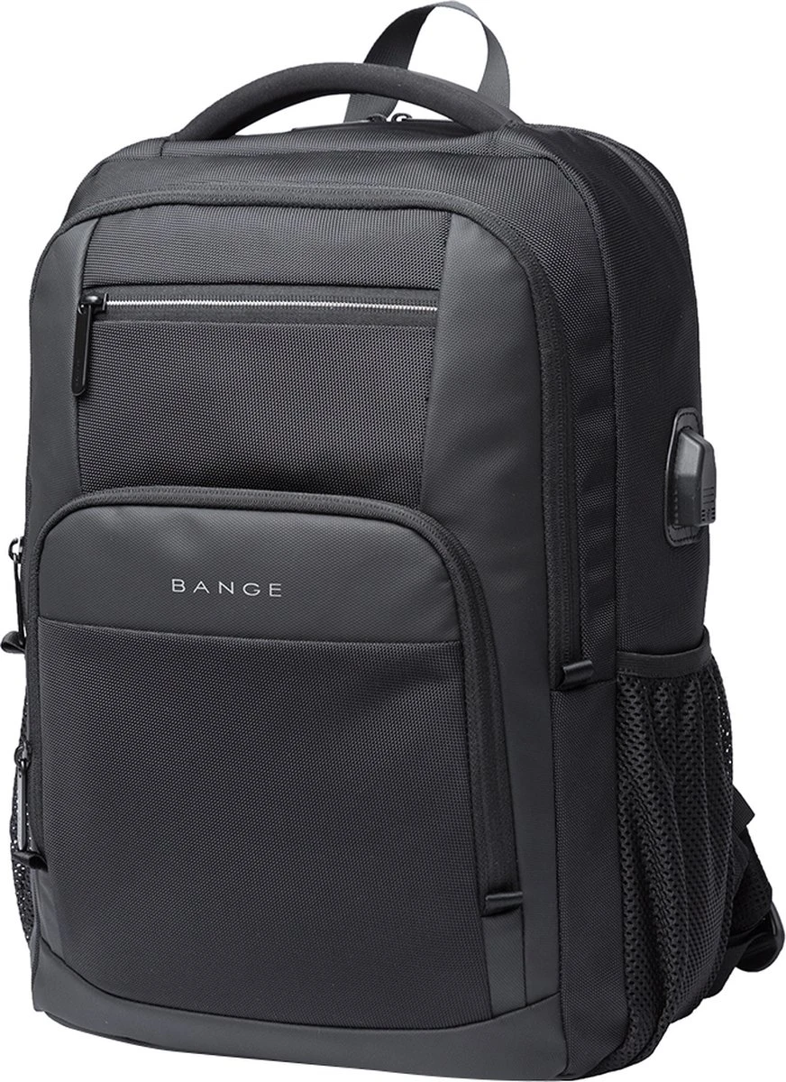 ACROPAQ Rugzak - Met Laptopvak 17 Inch, Waterdicht, Voor Dames En Heren, USB Aansluiting - Rugtas Voor Meisje En Jongens- Zwart 1 ACROPAQ Rugzak - Met Laptopvak 17 Inch, Waterdicht, Voor Dames En Heren, USB Aansluiting - Rugtas Voor Meisje En Jongens- Zwart