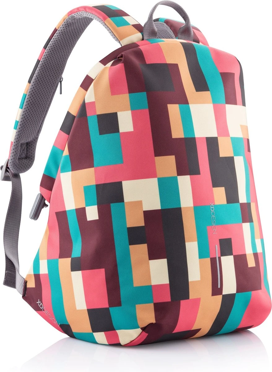 XD Design Bobby Soft Art - Anti-Diefstal Rugzak 16 Liter - Geometric 12 XD Design Bobby Soft Art - Anti-Diefstal Rugzak 16 Liter - Geometric - Afbeelding 12