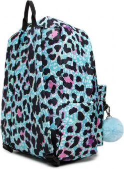 HYPE UNISEX BLUE ICE LEOPARD CREST BACKPACK -Schoolbenodigdheden 880x1200 8