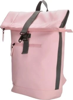 Charm London Neville Waterproof Roll Top Backpack Pink -Schoolbenodigdheden 884x1200 5
