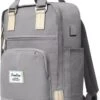 Merkloos Veran Rugtas - Rugzak - 30 Liter - 15,6" Laptopvak - Boekentas - Vintage - Heren - Dames - Laptop - School - Boekentas - Grijs