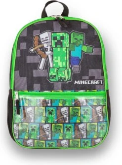 Minecraft Rugzak Creeper Zombie Skeleton 5 Pieces - Hoogte 44cm -Schoolbenodigdheden 886x1200 7