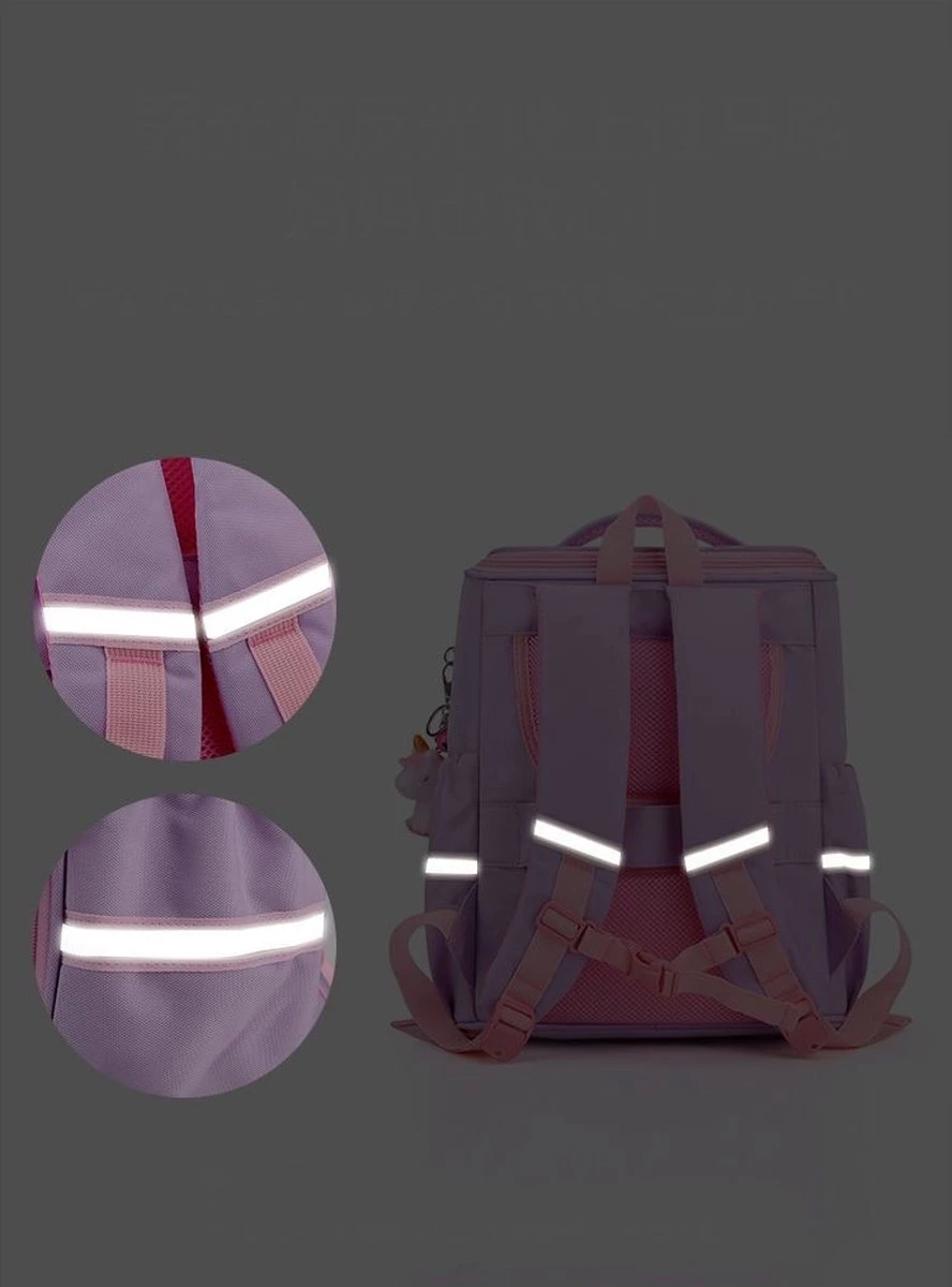 Kinder Rugzak - Rugtas Voor Meisjes - Kleuter - Peuter - Schooltas Basisschool - Eenhoorn Roze 3 Kinder Rugzak - Rugtas Voor Meisjes - Kleuter - Peuter - Schooltas Basisschool - Eenhoorn Roze - Afbeelding 3