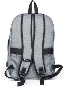 SafeSave Rugtas – Waterafstotende Schooltas Met Laptop Vak En Usb Aansluiting – Schoudertas – 15.6 Inch – Licht Grijs 21 SafeSave Rugtas – Waterafstotende Schooltas Met Laptop Vak En Usb Aansluiting – Schoudertas – 15.6 Inch – Licht Grijs -Schoolbenodigdheden 891x1200 8