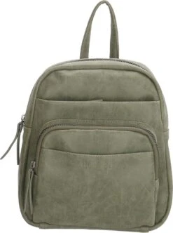 Enrico Benetti Zoë Dames Rugzak Klein - Kunstleer - Olijf Groen