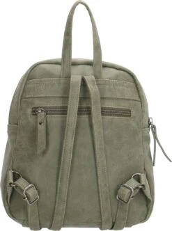 Enrico Benetti Zoë Dames Rugzak Klein - Kunstleer - Olijf Groen -Schoolbenodigdheden 892x1200 16