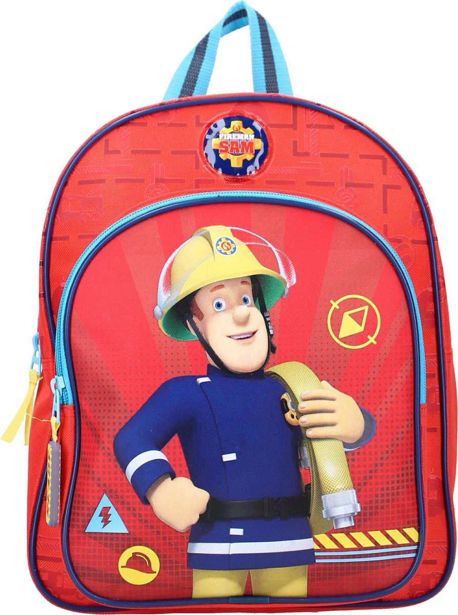 Brandweerman Sam Rugzak Junior 8 Liter Polyester Rood/blauw 3 Brandweerman Sam Rugzak Junior 8 Liter Polyester Rood/blauw - Afbeelding 3