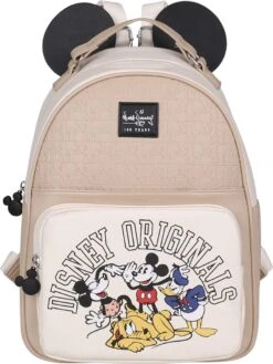 DISNEY Mickey Mouse And Friends - Beige Rugzak Met Reliëf En Een Handvat