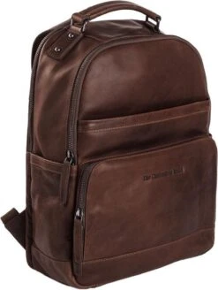 Chesterfield Bags Leren Laptop Rugzak Austin Bruin