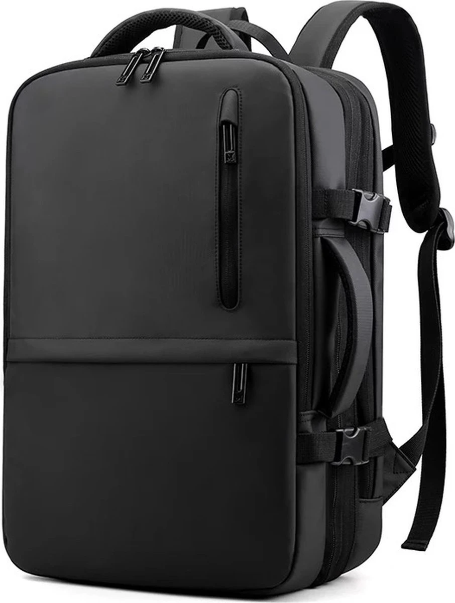 Merkloos Zakelijke Multifunctionele Rugzak/Schouder - Uitbreidbaar- Extra Ruimte -17 Inch Laptop Vak - USB Poort - Voor Werk,School,Reizen - Waterdichte Tas Voor Heren/Dames - Backpack - Zwart 1 Merkloos Zakelijke Multifunctionele Rugzak/Schouder - Uitbreidbaar- Extra Ruimte -17 Inch Laptop Vak - USB Poort - Voor Werk,School,Reizen - Waterdichte Tas Voor Heren/Dames - Backpack - Zwart