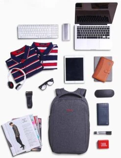 Tigernu Protector - Laptop Rugzak 15,6 Inch - Anti Diefstal Rugzak - 22l - Waterafstotend - Grijs -Schoolbenodigdheden 914x1200 9