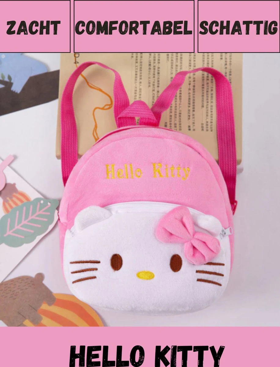Kinderrugzak Hello Kitty - Kinderrugzak - Schooltas Basisschool - Kleuter En Peuter Rugzak 2 Kinderrugzak Hello Kitty - Kinderrugzak - Schooltas Basisschool - Kleuter En Peuter Rugzak - Afbeelding 2