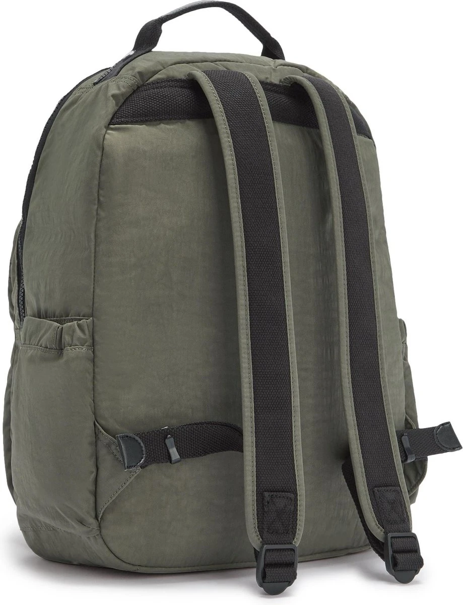 Kipling SEOUL Rugzak, 27 Liter, 15 Inch Laptopvak - Green Moss 2 Kipling SEOUL Rugzak, 27 Liter, 15 Inch Laptopvak - Green Moss - Afbeelding 2