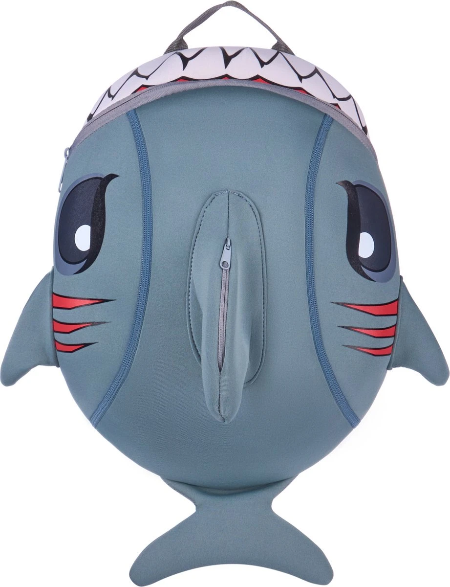 Crazy Safety - Rugzak - Grijze Haai - Medium - Verstelbaar 7 Crazy Safety - Rugzak - Grijze Haai - Medium - Verstelbaar - Afbeelding 7