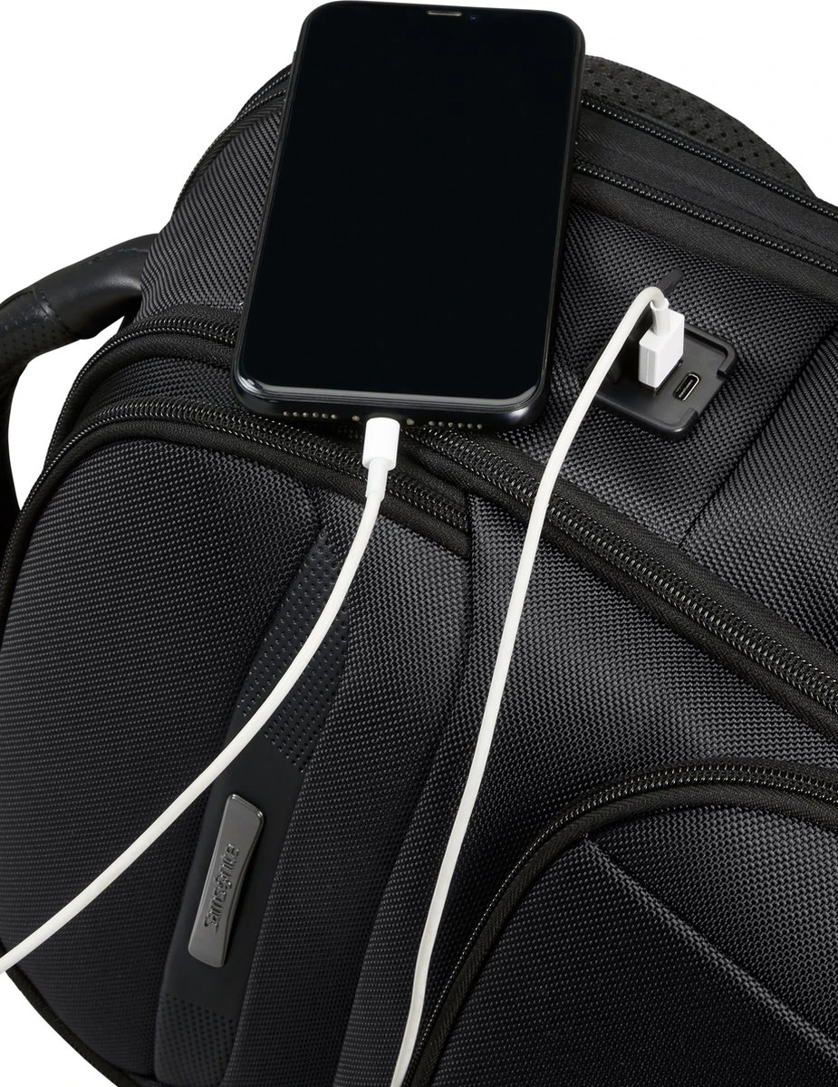Samsonite Laptoprugzak - Pro-Dlx 6 15,6 Inch Uitbreidbaar 21/26 L - Black 14 Samsonite Laptoprugzak - Pro-Dlx 6 15,6 Inch Uitbreidbaar 21/26 L - Black - Afbeelding 14