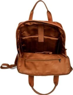 Bear Design Maja Leren Rugzak - Cognac 22 Bear Design Maja Leren Rugzak - Cognac -Schoolbenodigdheden 926x1200 5