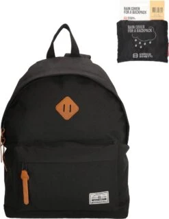 Merkloos Sterrenhemel Rugzak - Galaxy Rugzak - Student Rugzak - Tiener - Jongen Meisje Laptop Rugzak - Vrijetijdsreistas - Zwart