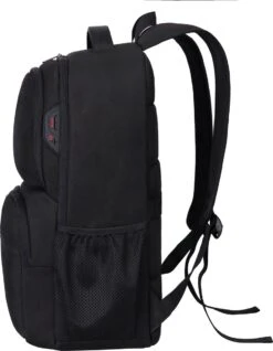 Merkloos Anti Diefstal Waterdichte Rugzak Inclusief Usb Oplaadstation - 14 T/m 15.6 Inch - Zwart -Schoolbenodigdheden 933x1200