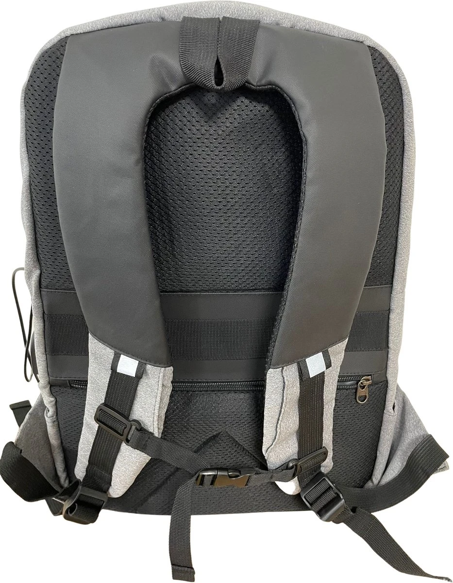 Backpack USB Laptoprugzak - 15,6 Inch - Waterdichte Ritsen - Rugtas - Anti Diefstal - Design 2023 9 Backpack USB Laptoprugzak - 15,6 Inch - Waterdichte Ritsen - Rugtas - Anti Diefstal - Design 2023 - Afbeelding 9