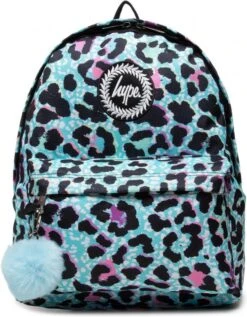 HYPE UNISEX BLUE ICE LEOPARD CREST BACKPACK -Schoolbenodigdheden 934x1200 10