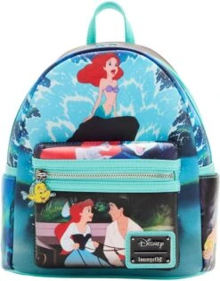 Disney Loungefly Backpack Little Mermaid Princess Scenes