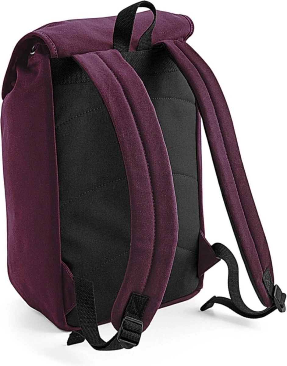 Senvi Vintage Laptop Rugzak/Backpack - Kleur Bordeaux - 19 Liter 2 Senvi Vintage Laptop Rugzak/Backpack - Kleur Bordeaux - 19 Liter - Afbeelding 2