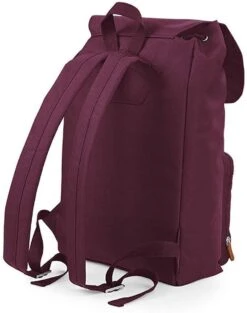 Bagbase Vintage Laptop Rugzak 18 Liter - Burgundy -Schoolbenodigdheden 947x1200 3