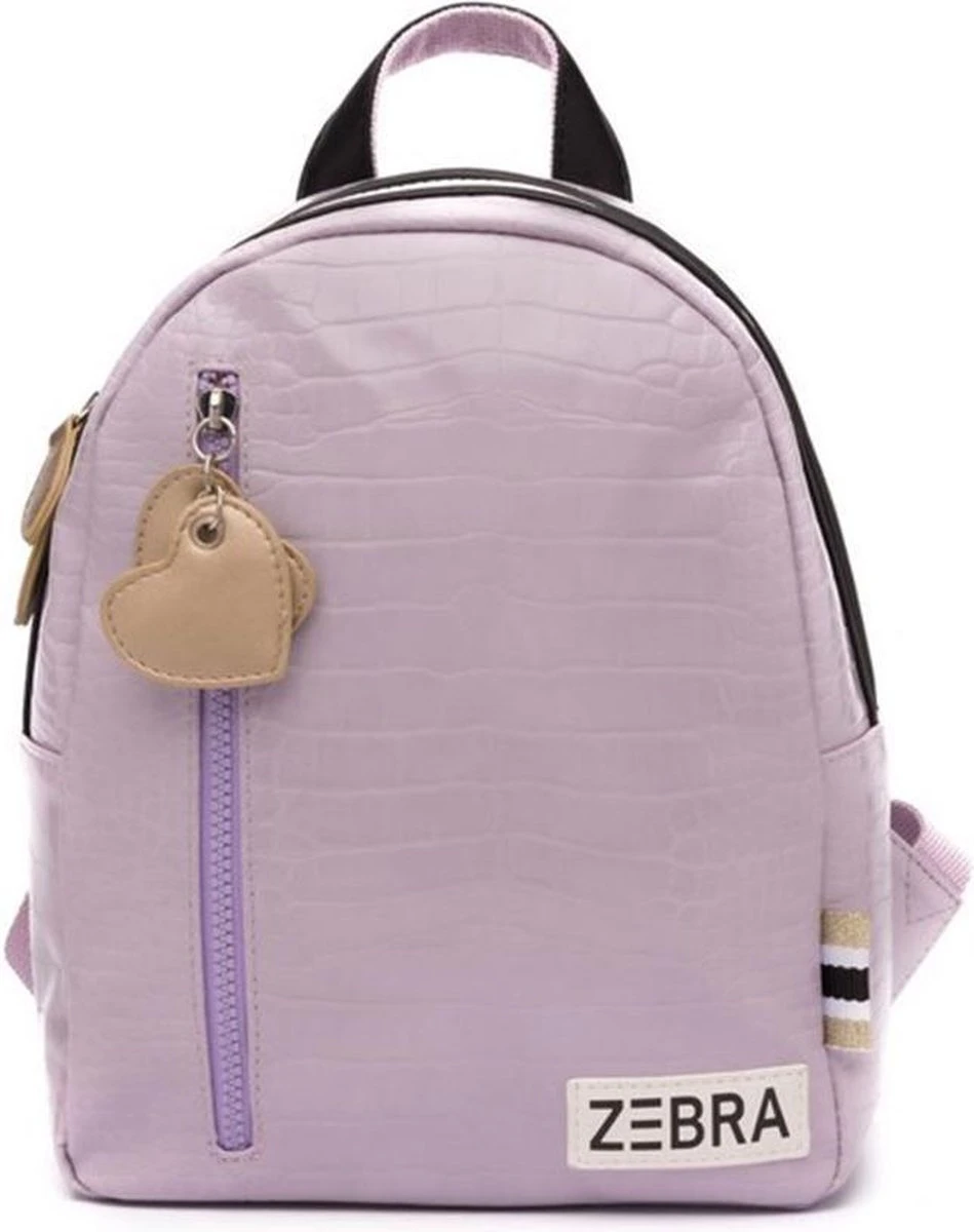 Zebra Trends Kinder Rugzak S Croco Purple 1 Zebra Trends Kinder Rugzak S Croco Purple