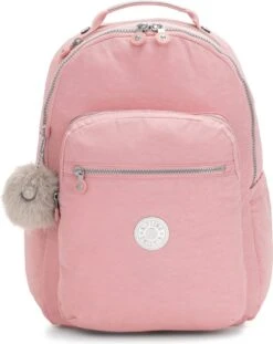 Schoolbenodigdheden 7 Kipling SEOUL Rugzak, 27 Liter, 15 Inch Laptopvak - Bridal Rose