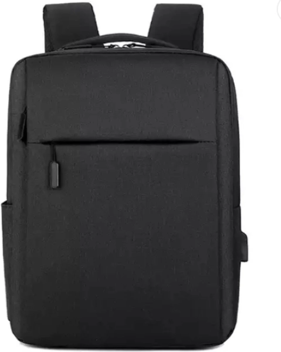Manks Zwarte Minimalistisch Laptop Rugzak - 20 Liter - Rugzak Met Laptopvak Voor Naar School Of Werk - Geschikt Tot 15.6 Inch Laptops | Gerecycled Polyester 1 Manks Zwarte Minimalistisch Laptop Rugzak - 20 Liter - Rugzak Met Laptopvak Voor Naar School Of Werk - Geschikt Tot 15.6 Inch Laptops | Gerecycled Polyester