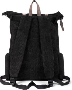 Vintage Rugzak Zwart Met Ribbelpatroon 6 Vintage Rugzak Zwart Met Ribbelpatroon -Schoolbenodigdheden 965x1200