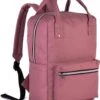Veran Rugtas - Rugzak - 12 Liter - 2-in-1 Handtas - Urban - Vintage - Heren - Dames - Laptop - Gewatteerd - School - Boekentas - Roze