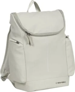 New Rebels® William - Rugtas - Beige - Waterafstotend - 28x15x43cm - Rugzak / Backpack