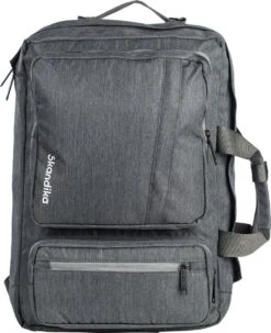 Skandika Levande Rugzak – Laptoptassen - Rugzak Dames – Rugzak Heren - Urban Style Ontwerp Rugtas – Daypack - Messenger Bag - Business Laptop Bag Reistas - Waterafstotend – 35 X 11 X 48 Cm (L X B X H) – 20 Liter - Voor School & Reizen – Grijs